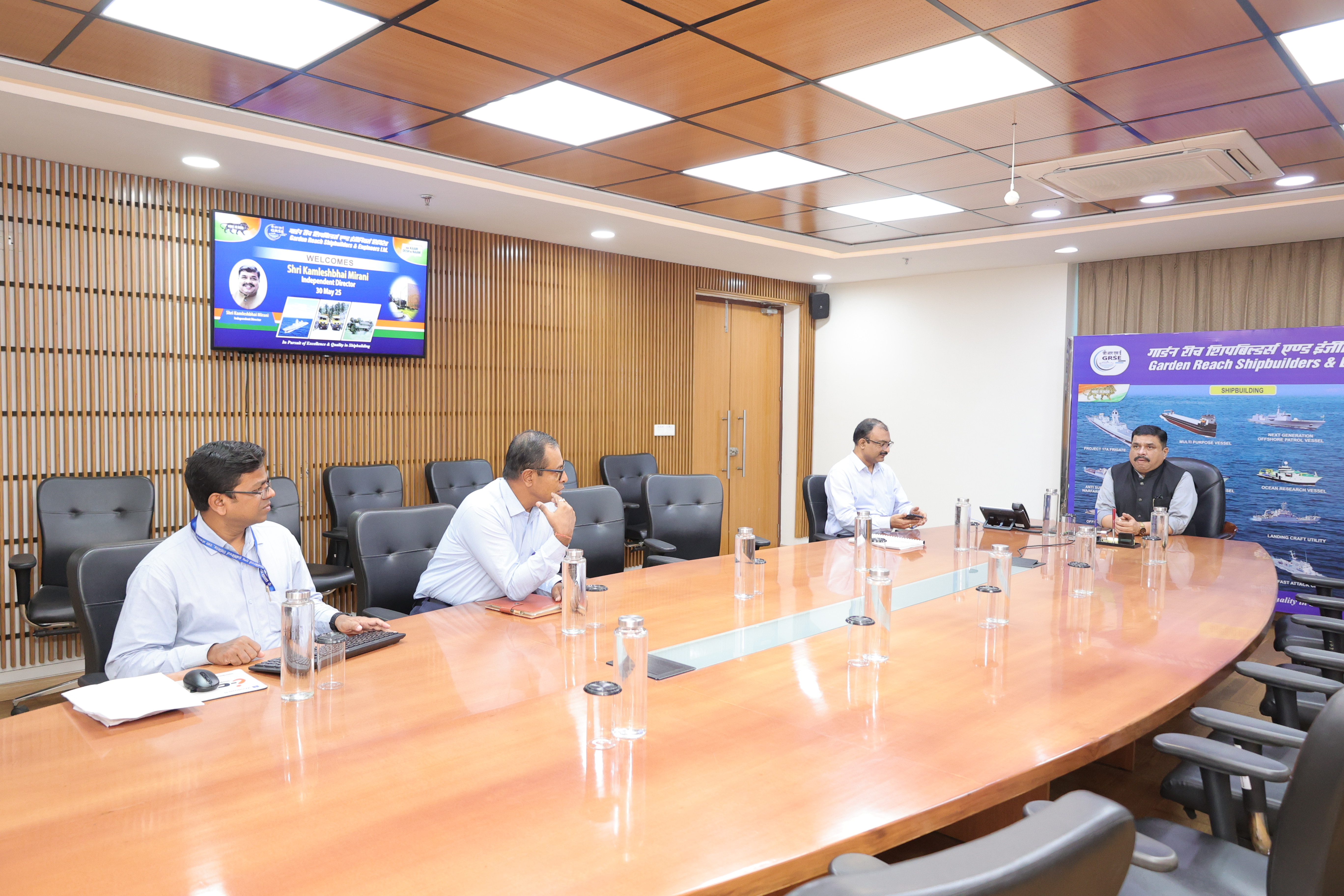 NEWLY APPOINTED INDEPENDENT DIRECTOR SHRI KAMLESHBHAI MIRANI VISITED GRSE (GLIMPSES 1) 30 MAY 25 - Thumbnail