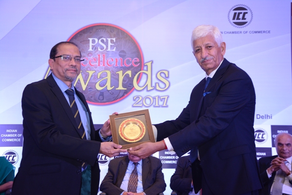 GRSE received the ICC PSE Excellence Award 2017 in the categories of 'Company of the Year', 'Corporate Governance', 'HR & CSR'.