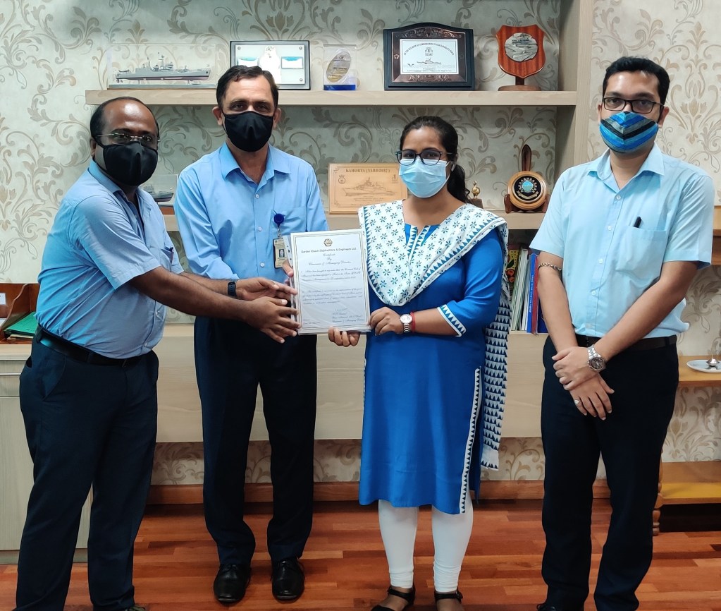 Award for Quality Circle Workplace Management on 3 Sep 2021