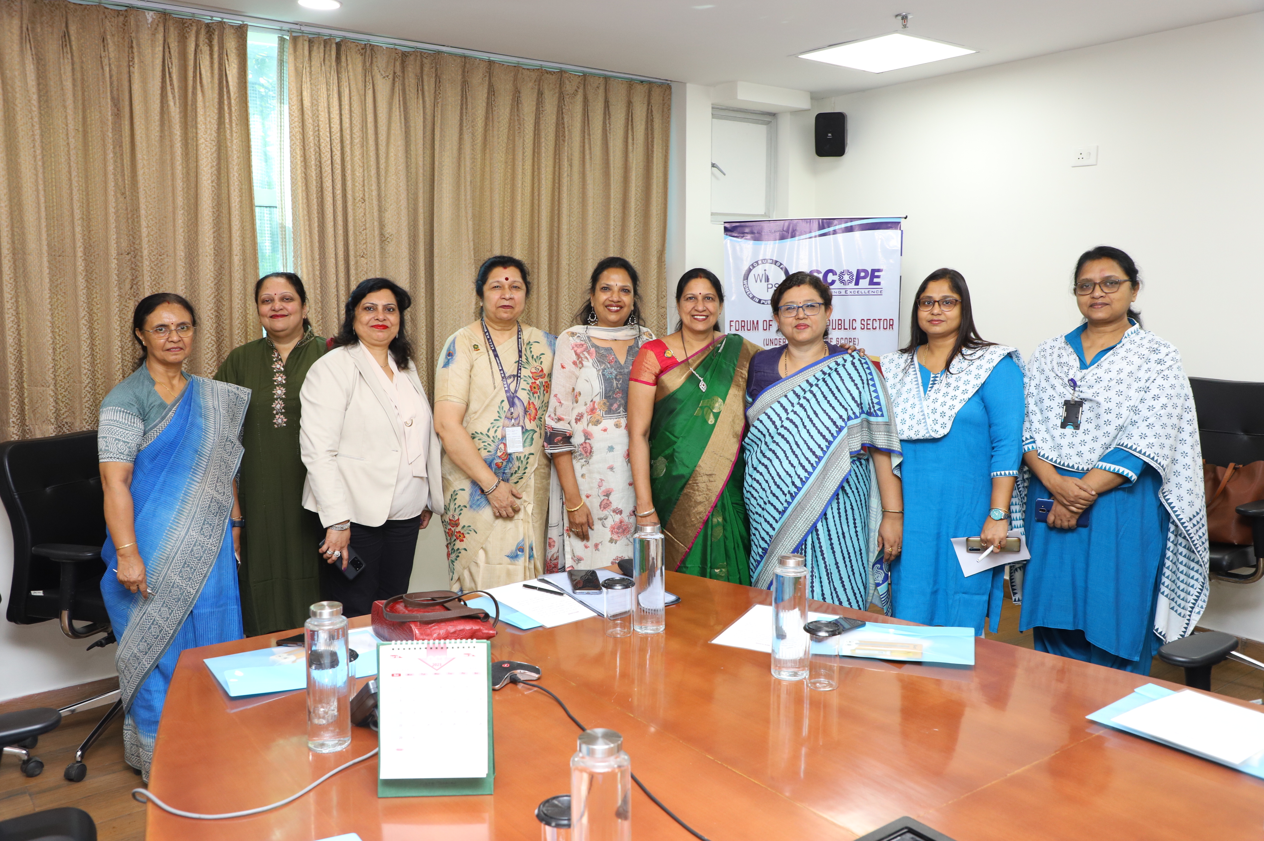 The Forum of Women In Public Sector under the aegis of SCOPE, held its Central Governing Body Meeting, Regional Executive Body (ER) Meeting, & Training Session for WIPS Delegates at GRSE, Kolkata on 13 Oct 23