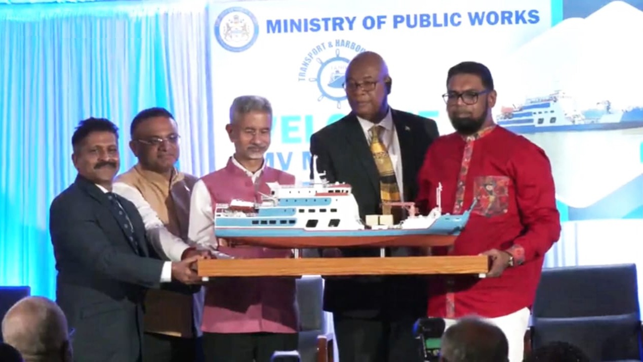 Delivery & Commissioning of GRSE built Ocean Going Passenger Cum Cargo Ferry, MV 'MA LISHA'