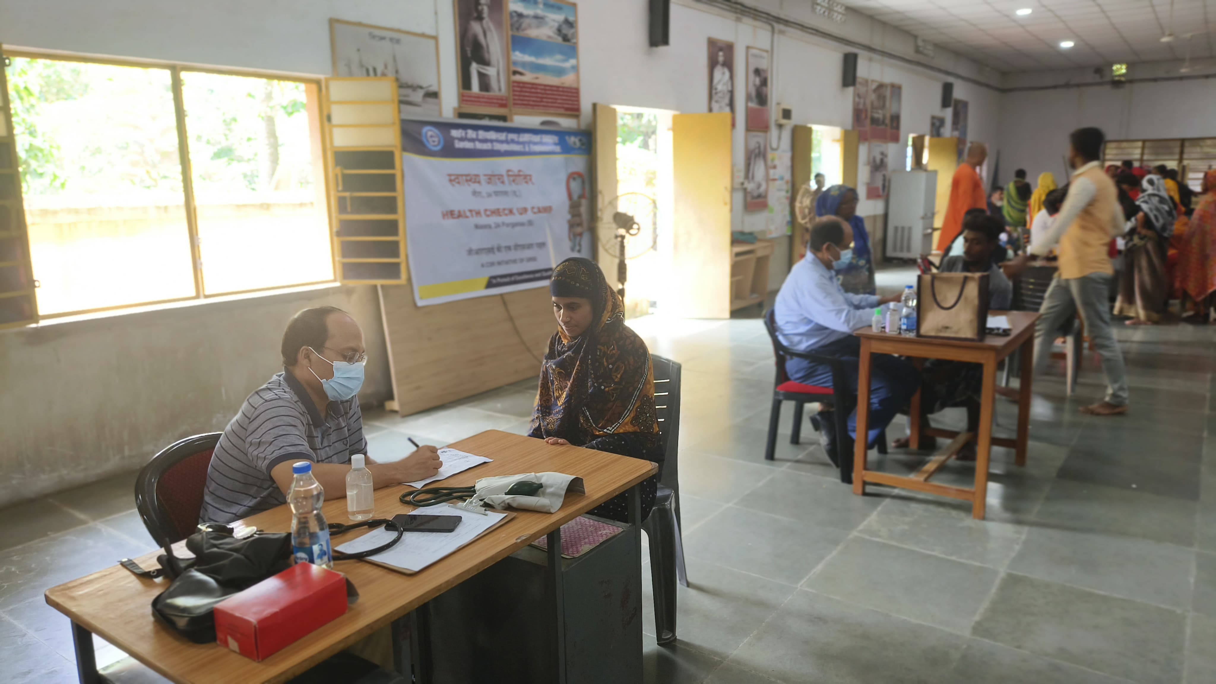 Health Check-Up Camp by GRSE at Naora, 24 PGS(S) on 05 Oct 23