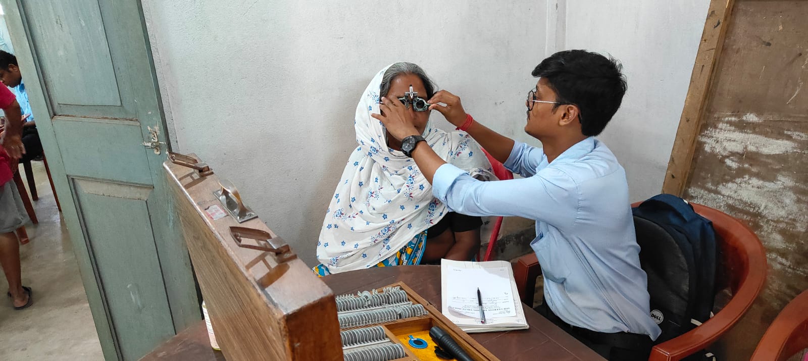 Cataract Screening Camp by GRSE at RBD Unit on 11 Oct 23