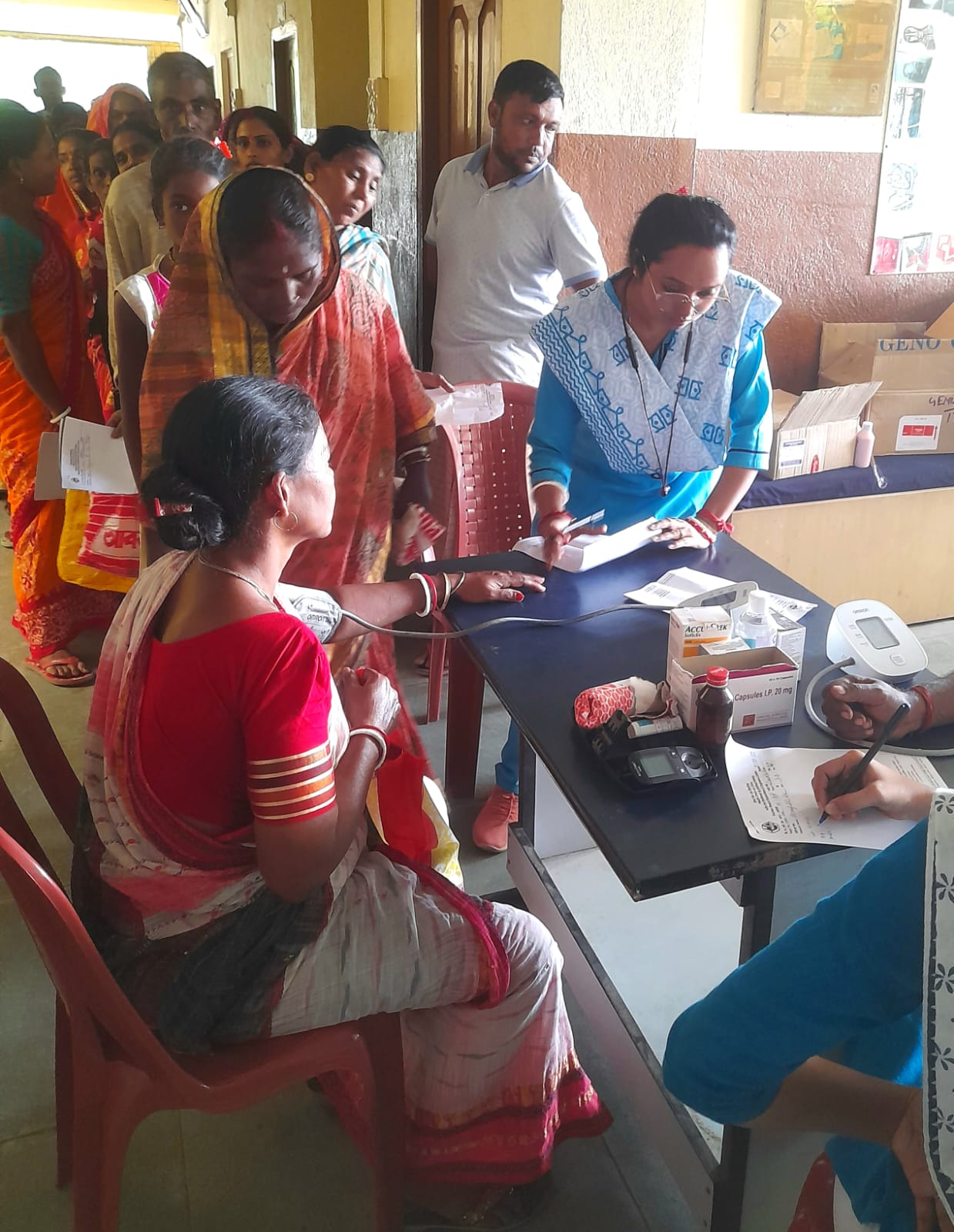Health Check-Up Camp at Agarhati, Sandeshkhali Block-I on 07 Nov 233
