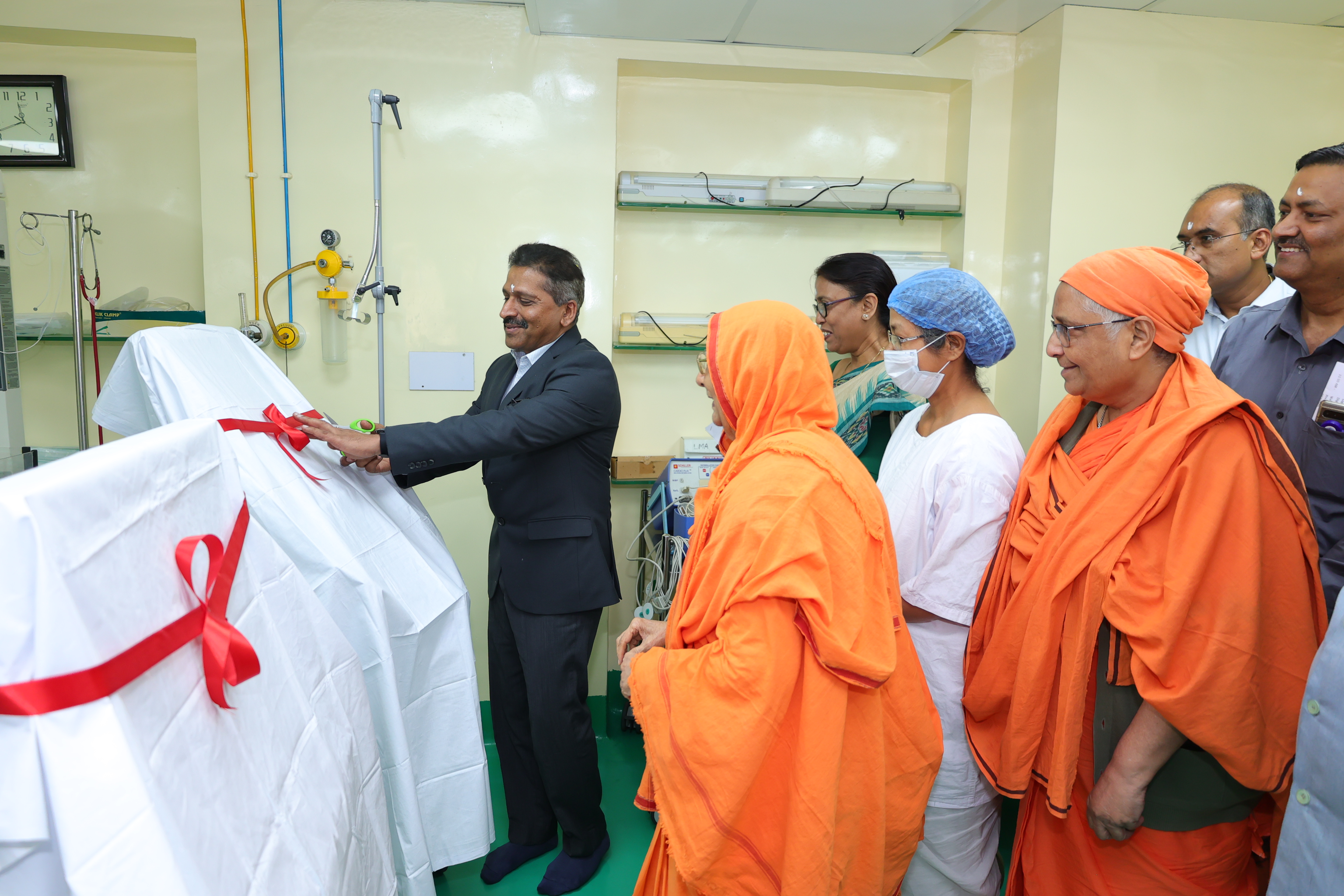 Inauguration of Medical Equipment at Ramakrishna Sarada Mission, Matri Bhavan Hospital, Kolkata on 25 Nov 23