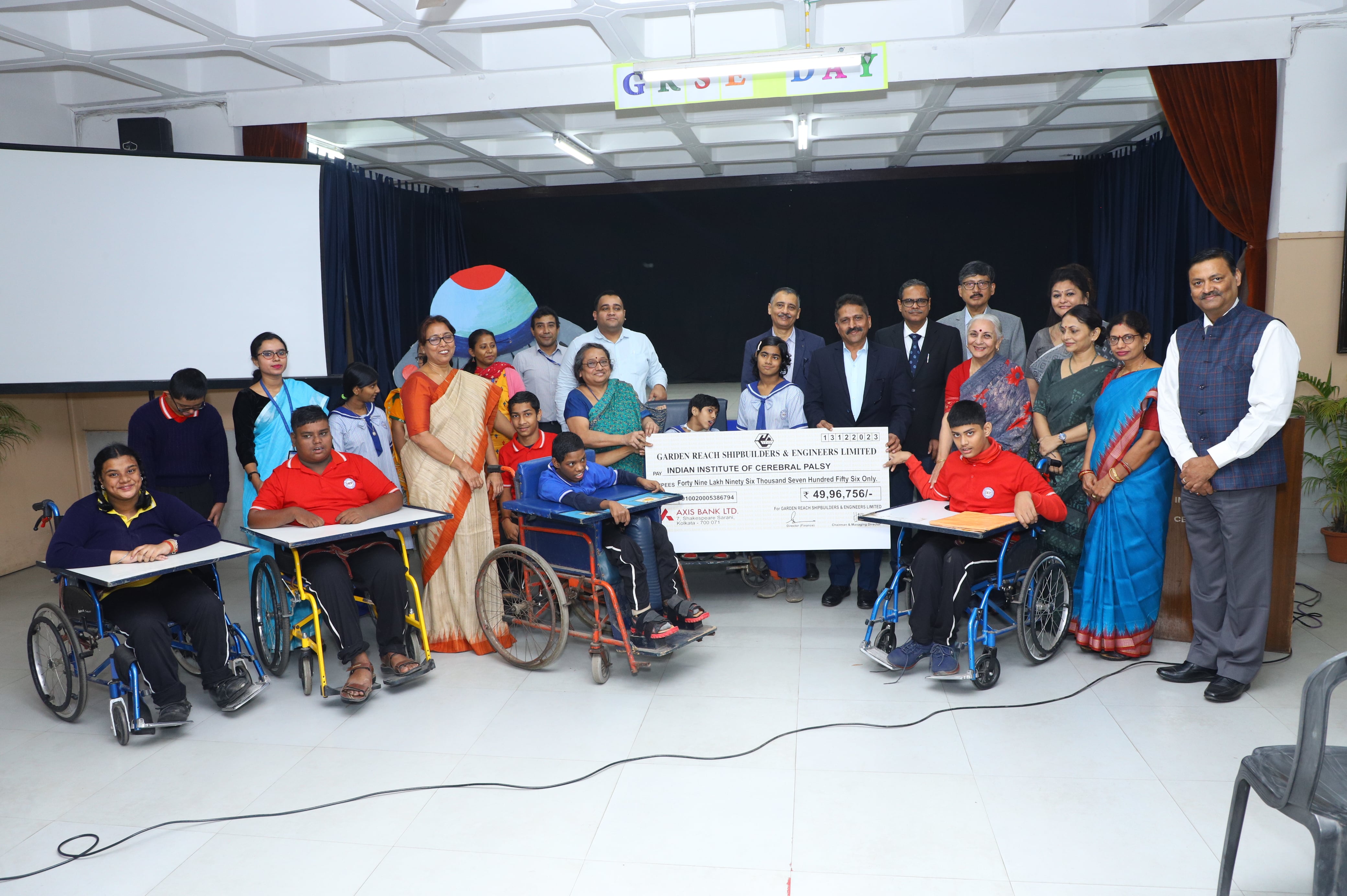 GRSE Sustains a Decade - Long partnership with the Indian Institute of Cerebral Palsy on 13 Dec 23 - Thumbnail
