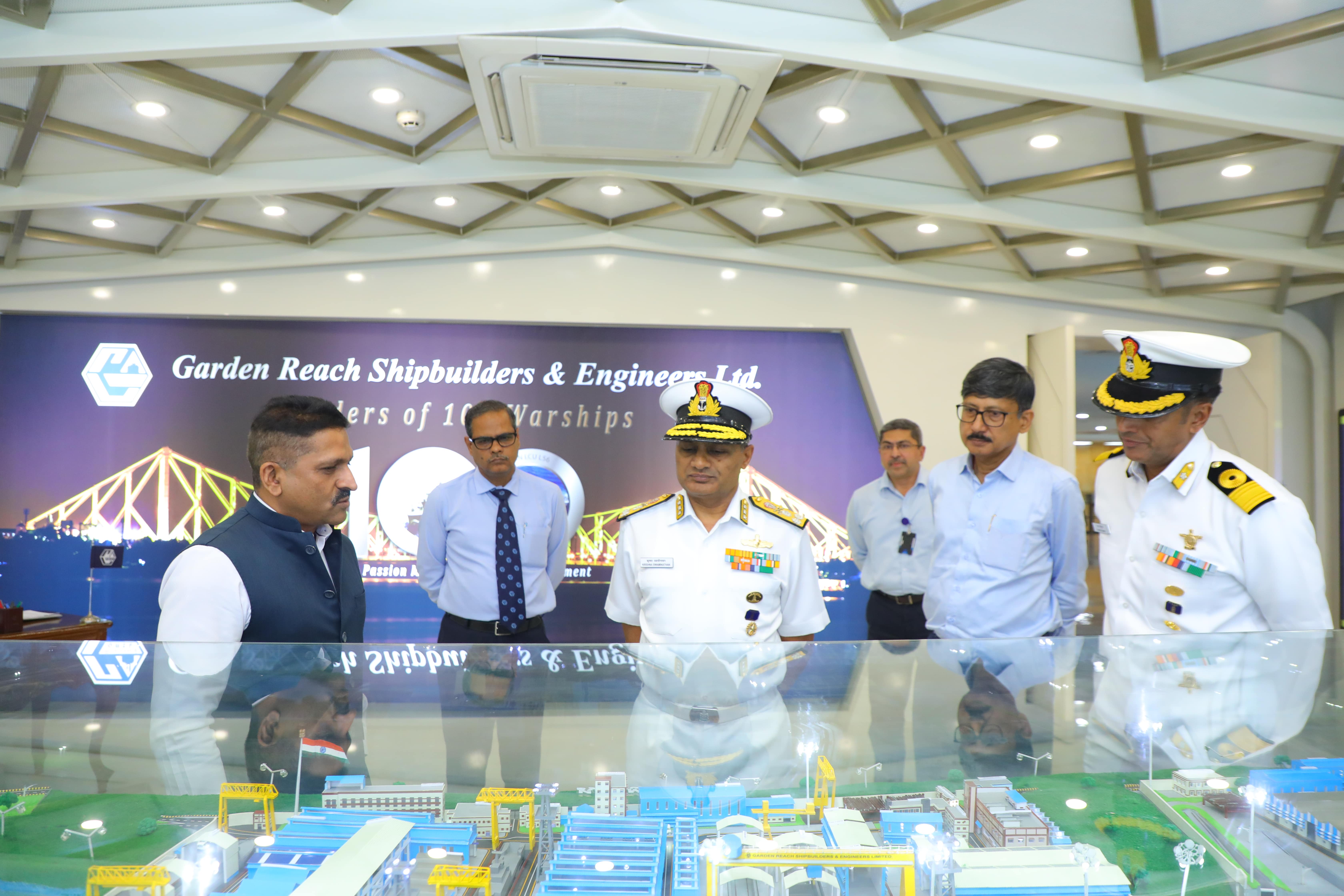 Visit of Vice Admiral Krishna Swaminathan, AVSM, VSM, Chief of Personnel on 30 Oct 23 - Thumbnail
