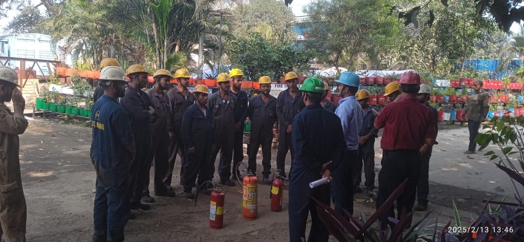 Practical & Theoretical Fire Safety Awareness Program for FOJ UNIT contract workmen on 13 feb 2025  - Thumbnail