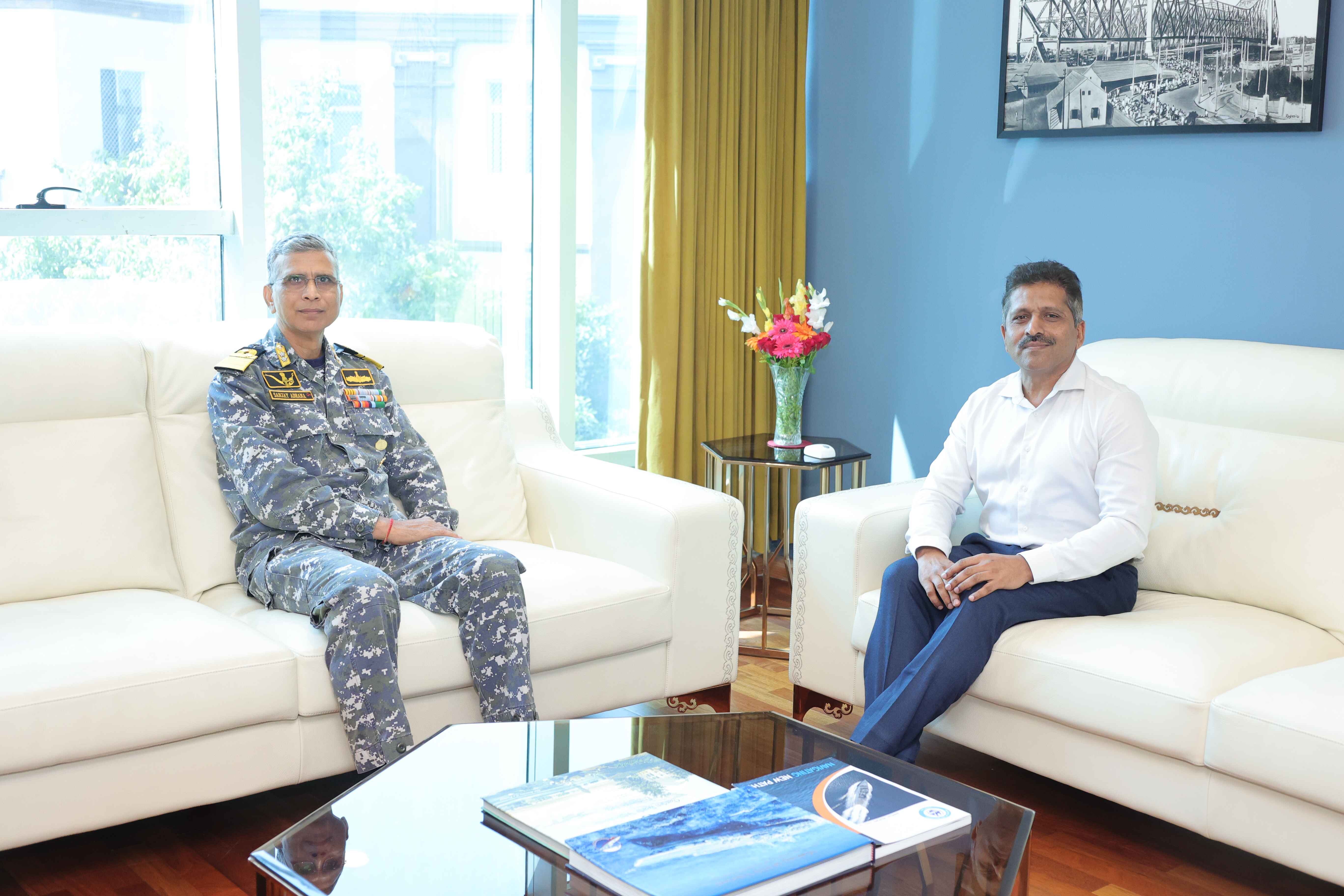 RADM SANJAY ADHANA, VSM, ACOM (MOD) & DG NATAA VISITS GRSE ON 6 MAY 25 - Thumbnail