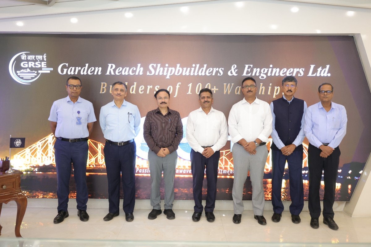 SHRI TK RAMACHANDRAN, SECRETARY (MoPSW) VISITS GRSE ON 25 APR 25 - Thumbnail