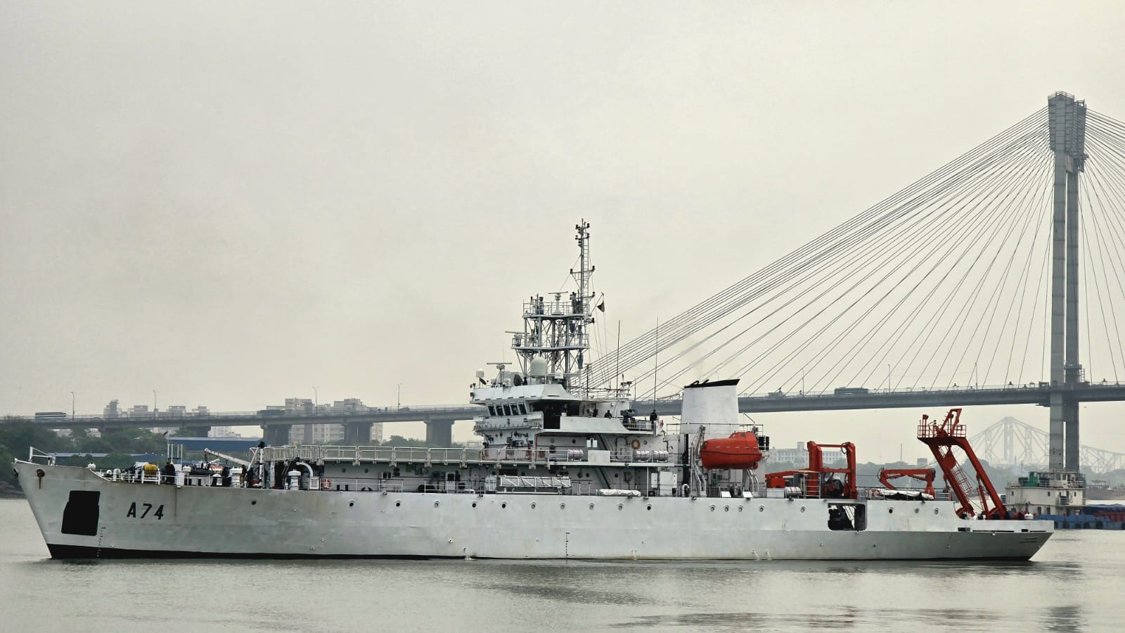 INS SAGARDHWANI SAILED FROM GRSE-KPDD UNIT FOR FORWARD DEPLOYMENT FOLLOWING THE SUCCESSFUL REFIT ON 21 APR 25 - Thumbnail