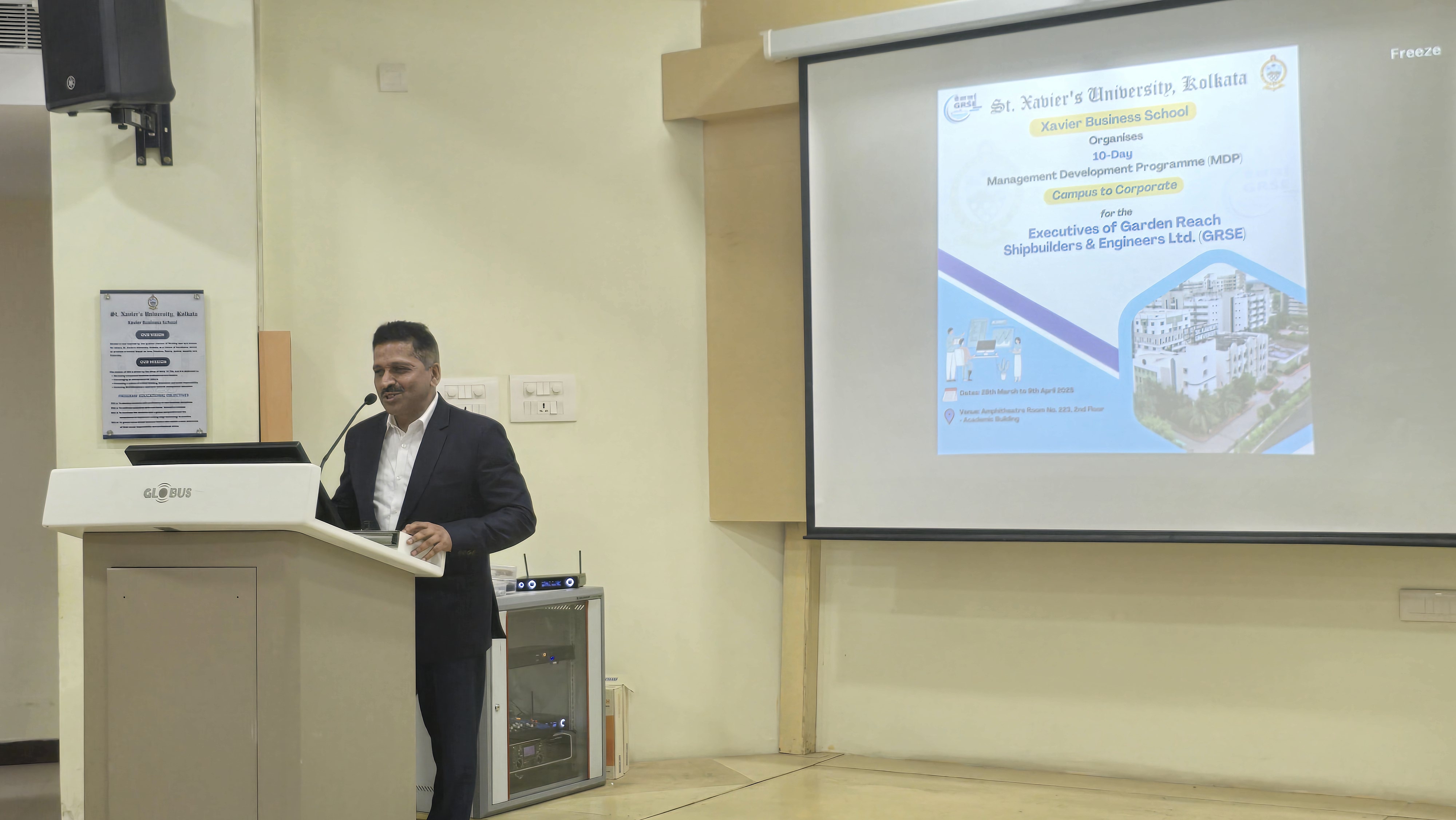 VALEDICTORY SESSION OF 10 DAYS MDP ‘CAMPUS TO CORPORATE’ FOR NEWLY JOINED AMs AT ST. XAVIER’S UNIVERSITY, KOLKATA  ON 09 APR 25 - Thumbnail