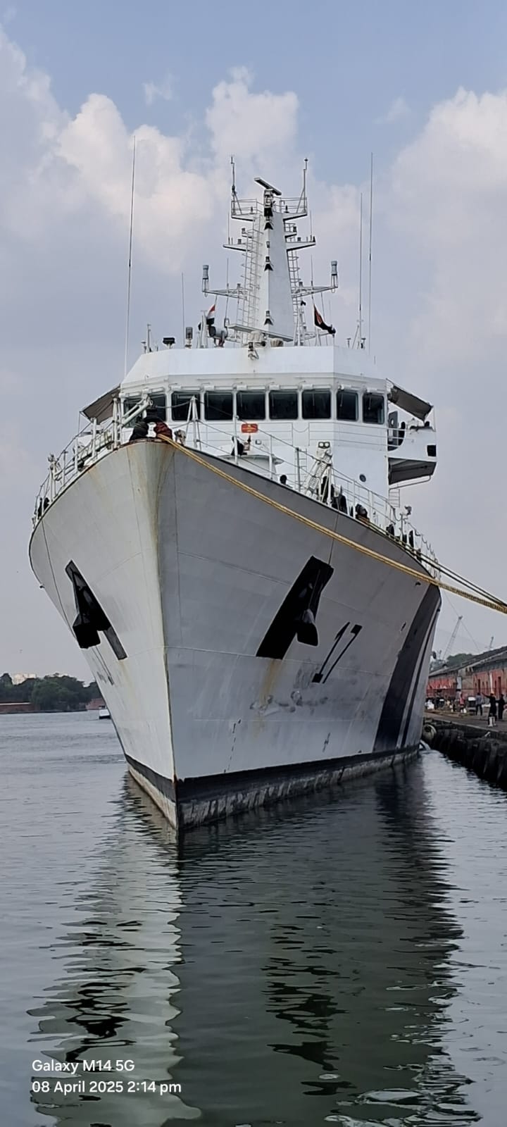 ICGS SUJAY ARRIVED FOR REFITS AT GRSE-KPDD UNIT  ON 08 APR 25 - Thumbnail