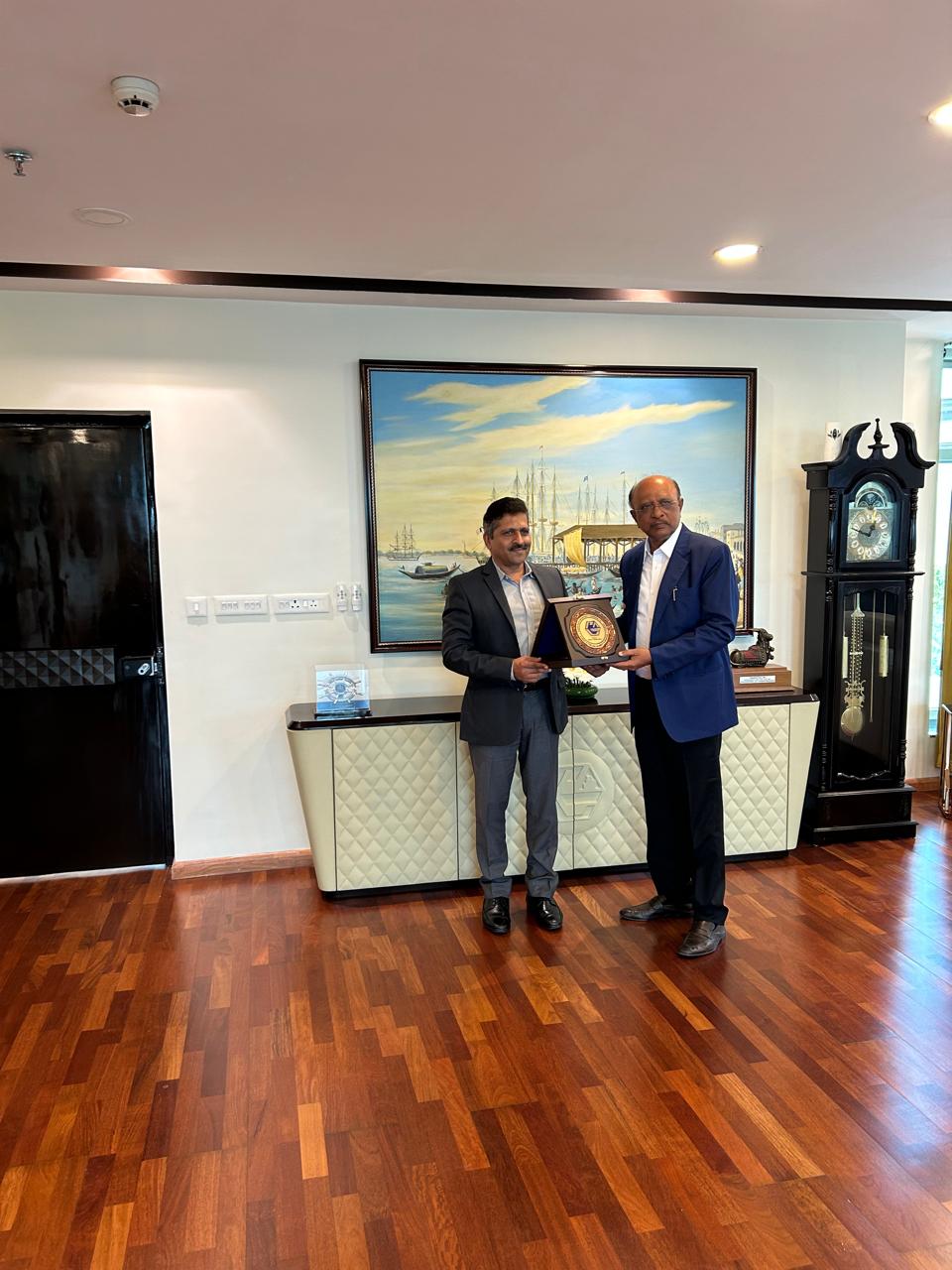 DR. ASHOK KHADE, CMD, DAS OFFSHORE VISITS GRSE ON 02 APR 25 - Thumbnail