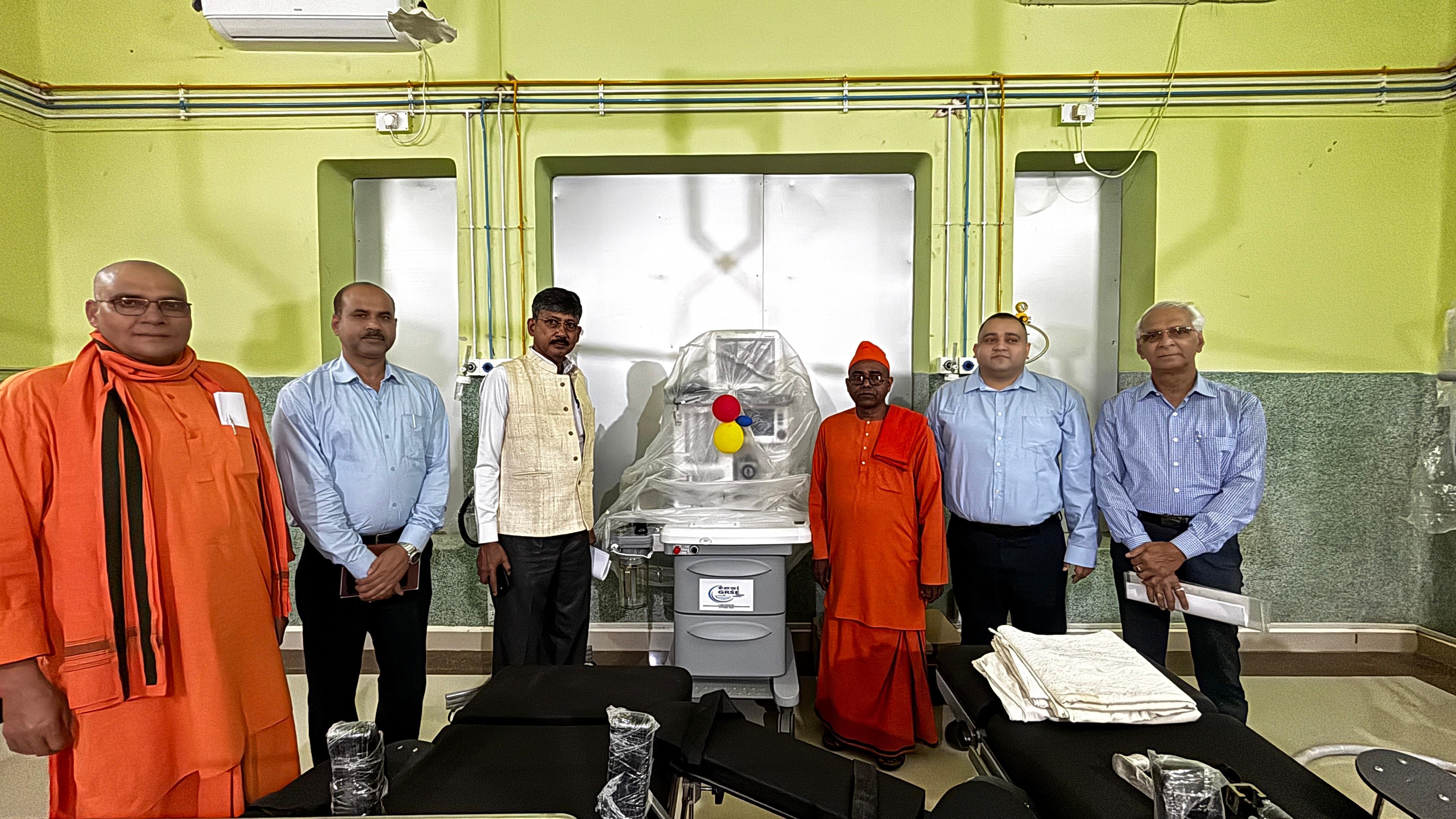 CSR INITIATIVE_DIRECTOR (PERSONNEL) INAUGURATED MEDICAL EQUIPMENT AT RAMAKRISHNA MISSION TB SANATORIUM AT TUPUDANA, RANCHI ON 25 MAR 25 - Thumbnail