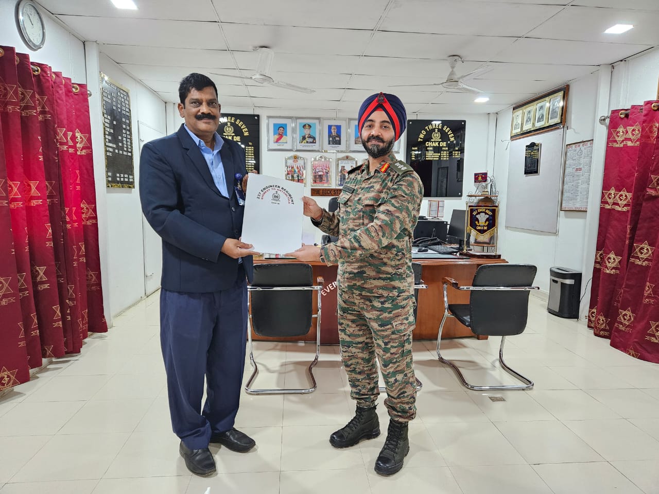 SHRI NATARAJAN PARTHEEPAN, GM (BAILEY BRIDGES), ON BEHALF OF GRSE SIGNED LANDMARK MOU WITH INDIAN ARMY FOR MODULAR STEEL BRIDGE IN ARUNACHAL PRADESH ON 27 FEB 2025 - Thumbnail
