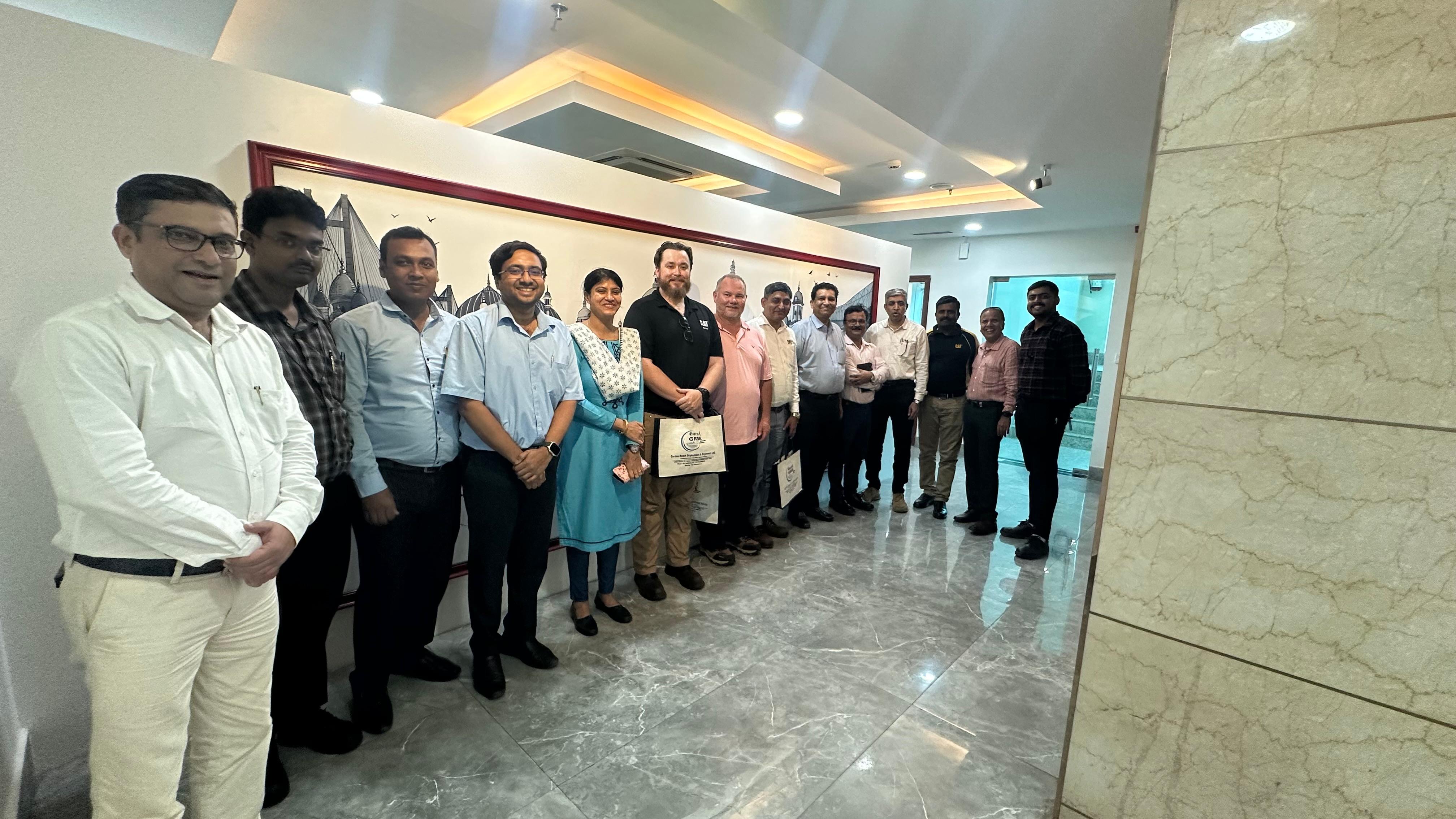 REPRESENTATIVES FROM M/s CATERPILLAR VISIT GRSE ON 17 JUL 25 - Thumbnail