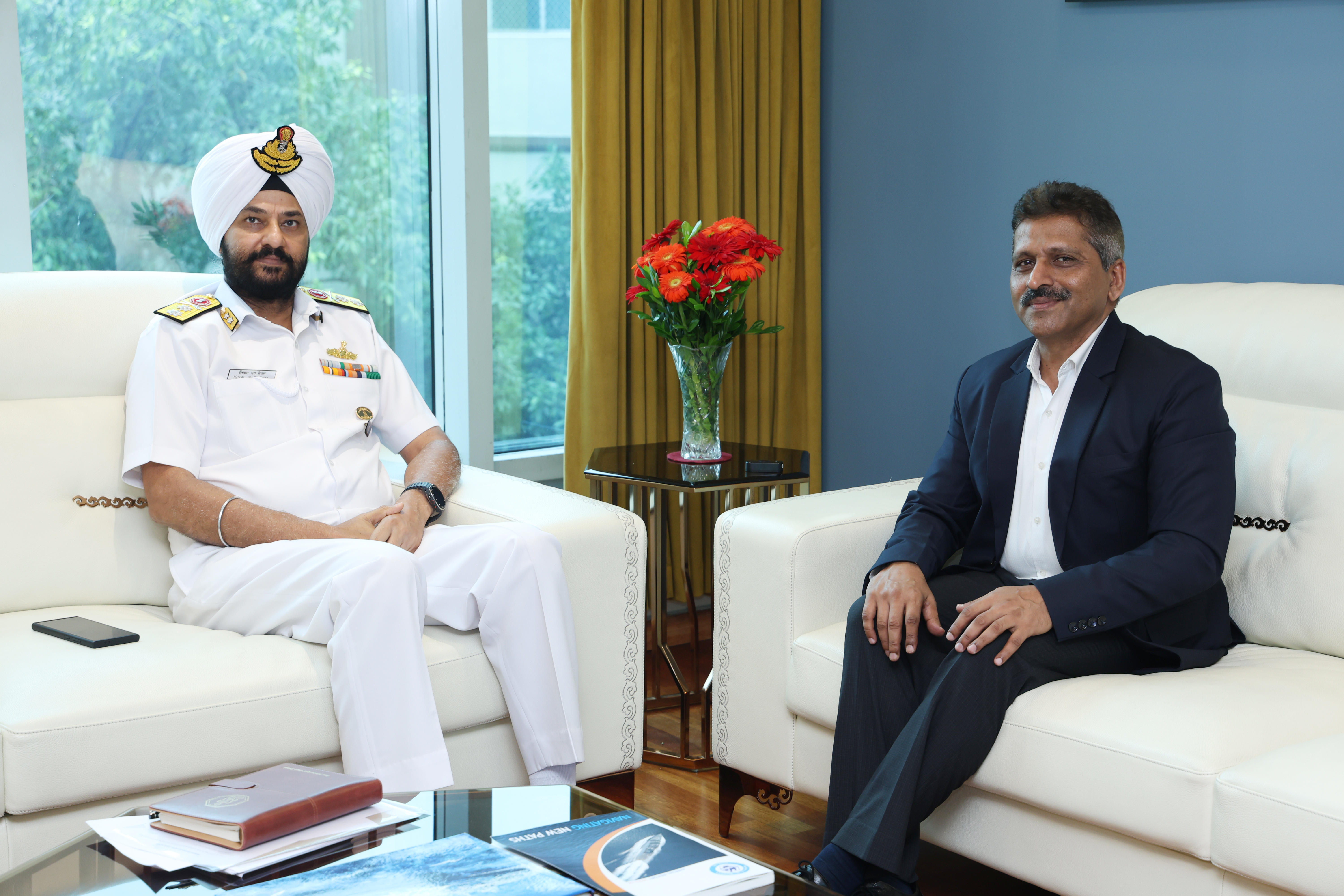 REAR ADMIRAL IQBAL SINGH GREWAL, ADG QA (WP) VISITED GRSE - Thumbnail