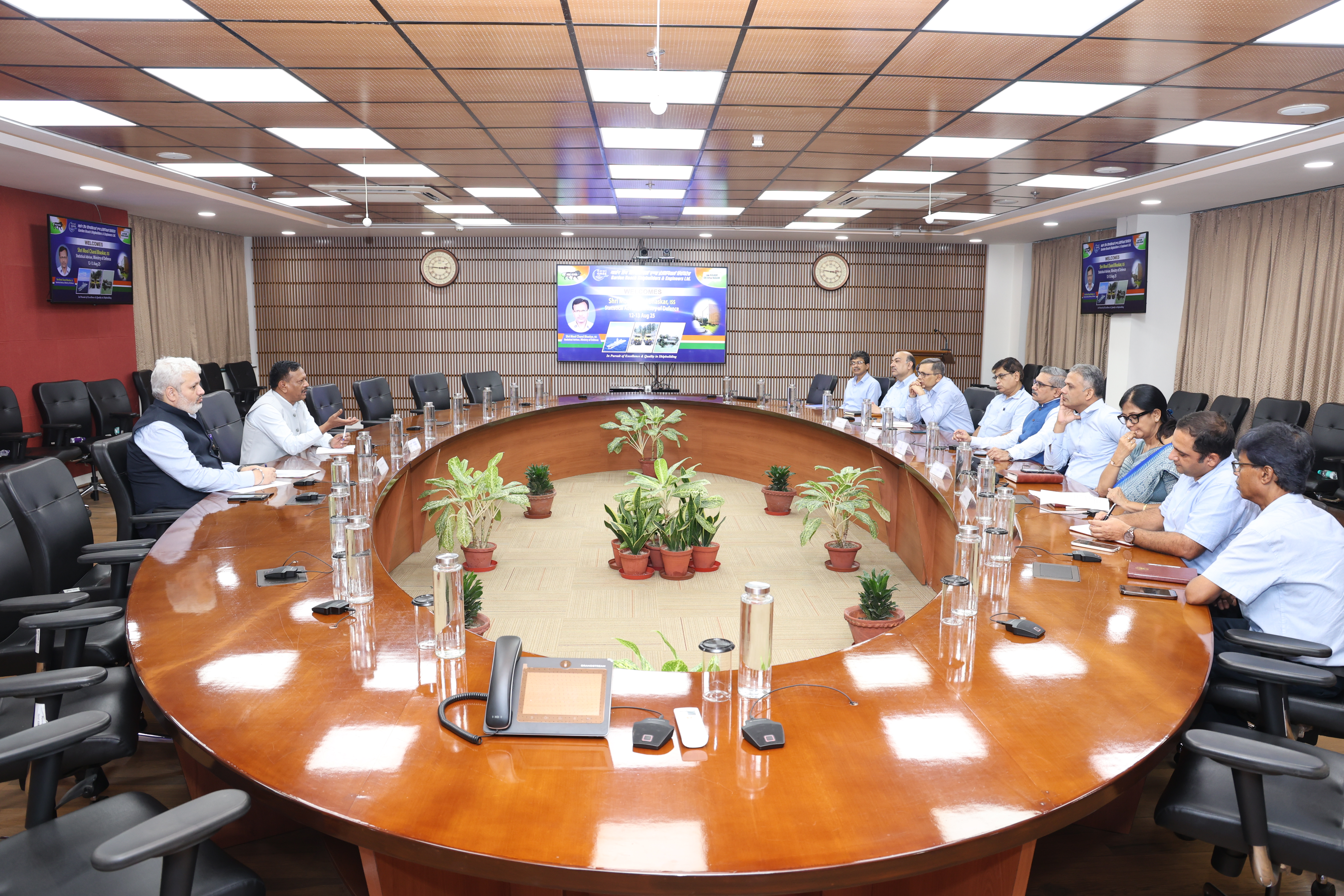 SHRI MOOL CHAND BHASKAR, ISS, STATISTICAL ADVISER, MOD VISITED GRSE - Thumbnail