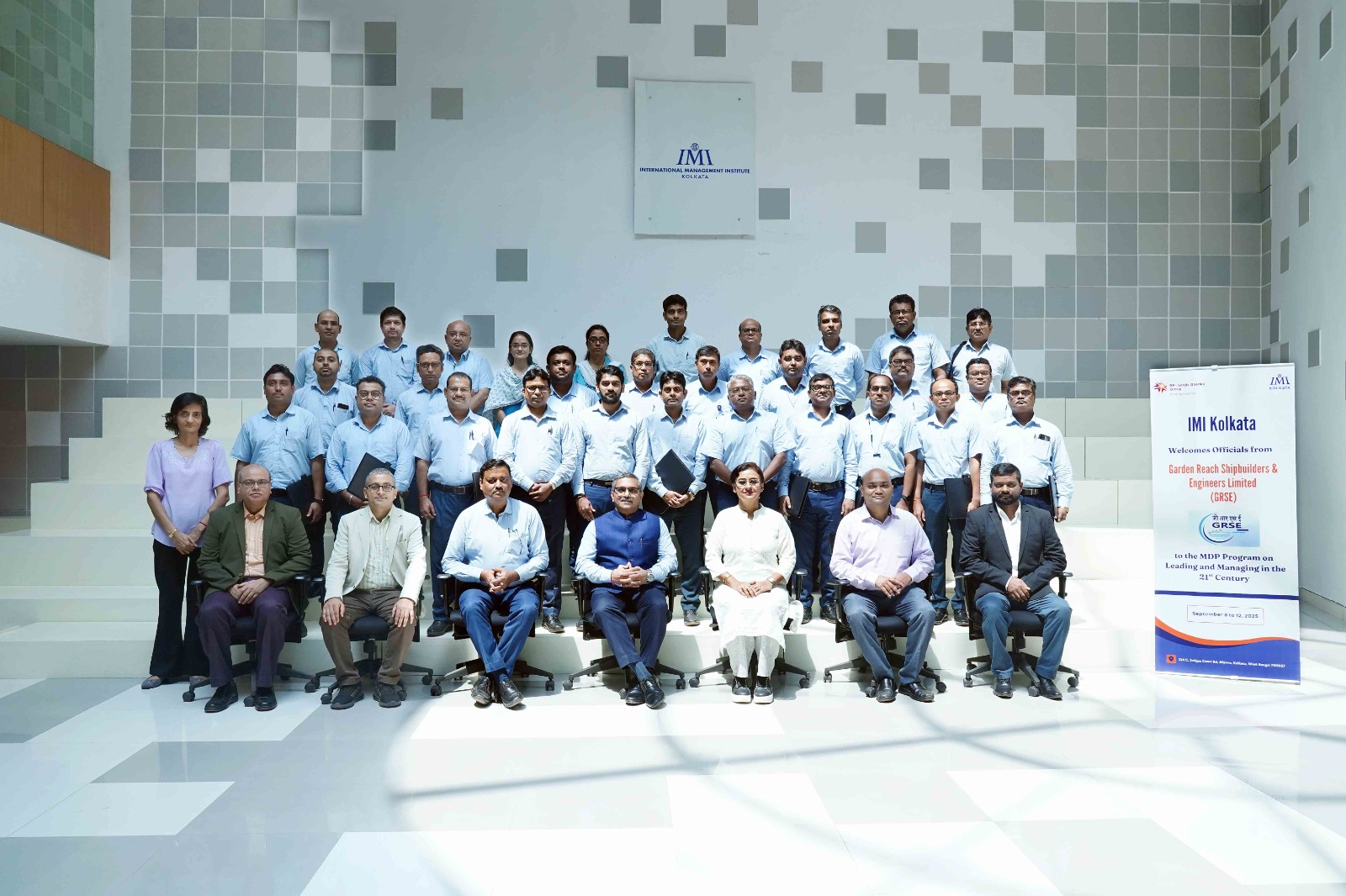 GRSE INAUGURATED THE MID-CAREER TRAINING PROGRAM 'LEADING & MANAGING IN THE 21ST CENTURY’ FOR OFFICERS AT IMI KOLKATA - Thumbnail