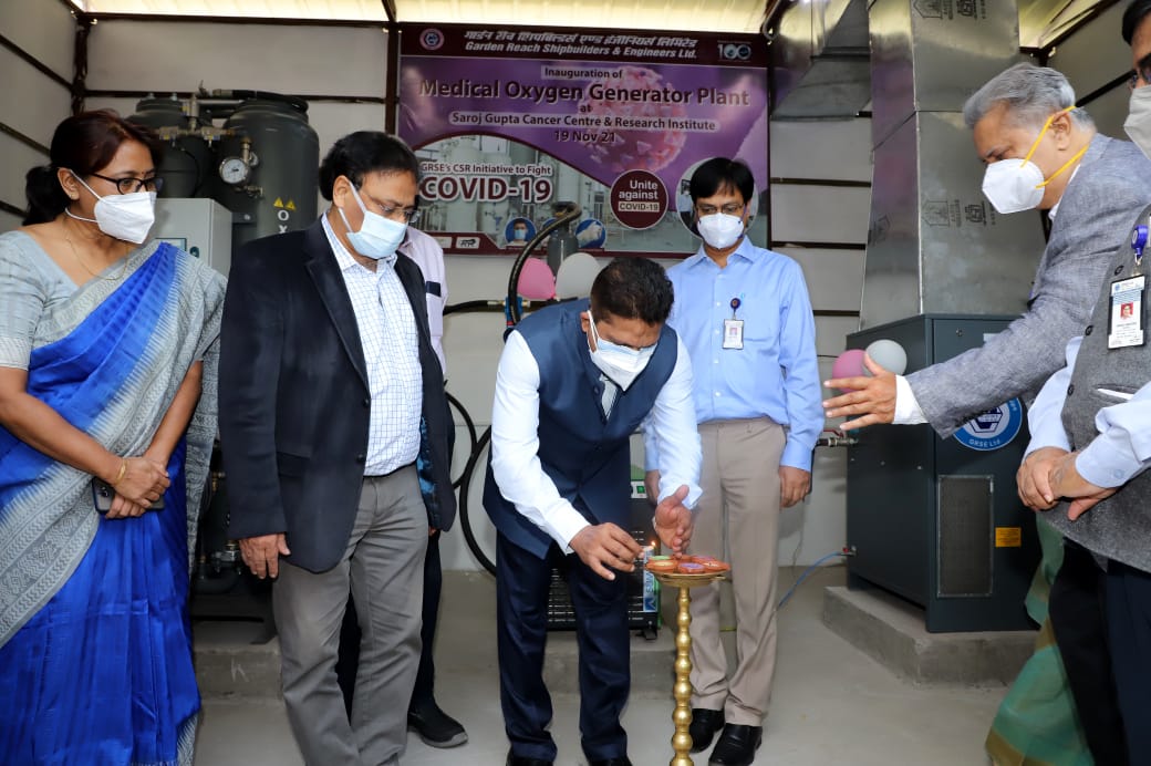 Image 2 - Inauguration of Medical Oxygen Generator Plants at Saroj Gupta Cancer Centre & Research Institute (SGCCRI)