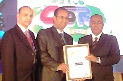 GRSE received 'Most Caring Company Award' 2015 at CSR Congress.