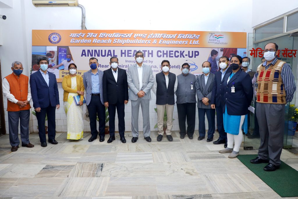 Image 1 - GRSE organises Annual Health Check Up