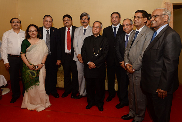 GRSE Chairman Rear Admiral A.K. Verma, VSM, Bhanau (Retd) has been conferred with the 'Honor of Excellence' award by the Hon'ble President of India, Shri Pranab Mukherjee. GRSE Chairman Rear Admiral A.K. Verma, VSM, Bhanau (Retd) has been conferred with the 'Honor of Excellence' award by the Hon'ble President of India, Shri Pranab Mukherjee.
