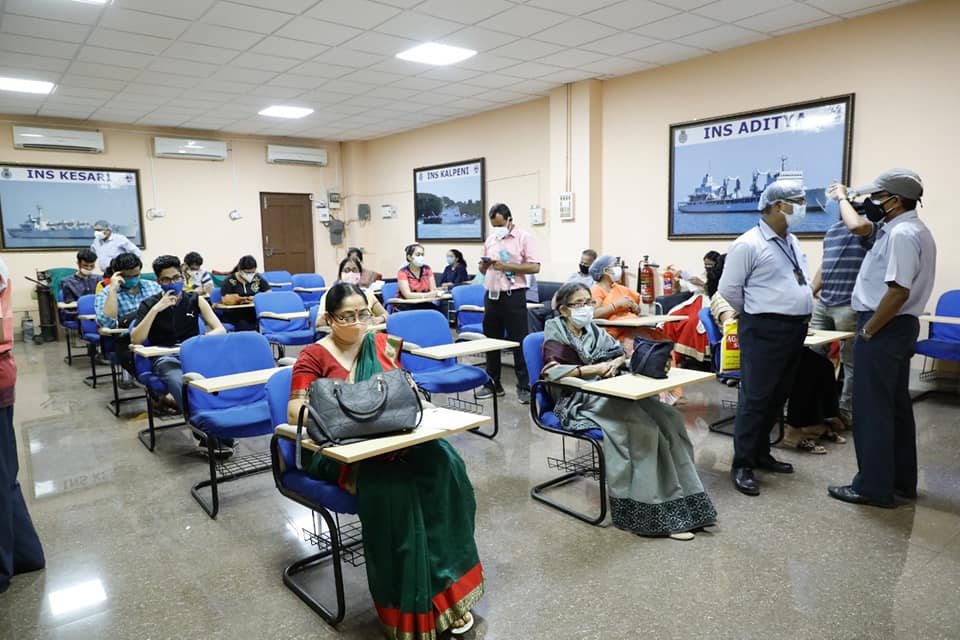 Image 3 - Family Members of GRSE Employees Vaccinated at its FOJ Unit In Kolkata