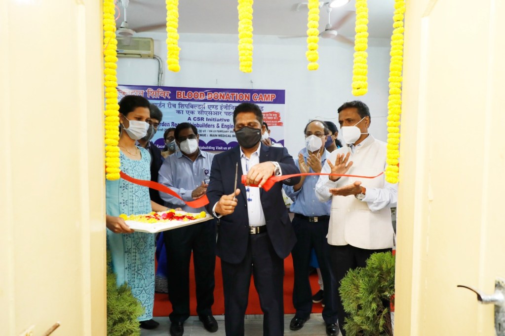 Image 1 - GRSE organized Blood Donation Camp at the Main Unit