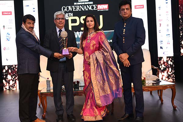 GRSE received the Governance Now PSU Award on 17 Jan 19 for Communication Outreach.