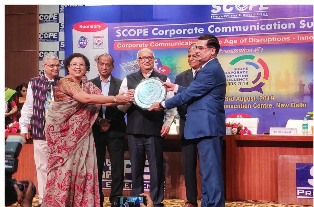 GRSE received the SCOPE Corporate Communication Excellence Award 2019 for 'Best External Corporate Communication Campaign & Event' on 03 Aug 19. GRSE received the SCOPE Corporate Communication Excellence Award 2019 for 'Best External Corporate Communication Campaign &
Event' on 03 Aug 19.