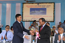 Keel Laying of OPV for Govt. of Mauritius