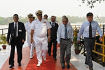 Visit of FOC-IN-C, Eastern Naval Command