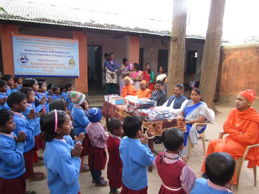 Image 2 - GRSE CSR Initiative in association with Ramakrishna Mission, Belur Math