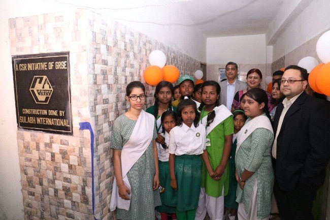 Image 2 - Inauguration of toilets at Rabindra Balika Vidyapith, Rabindra Nagar, Bartala