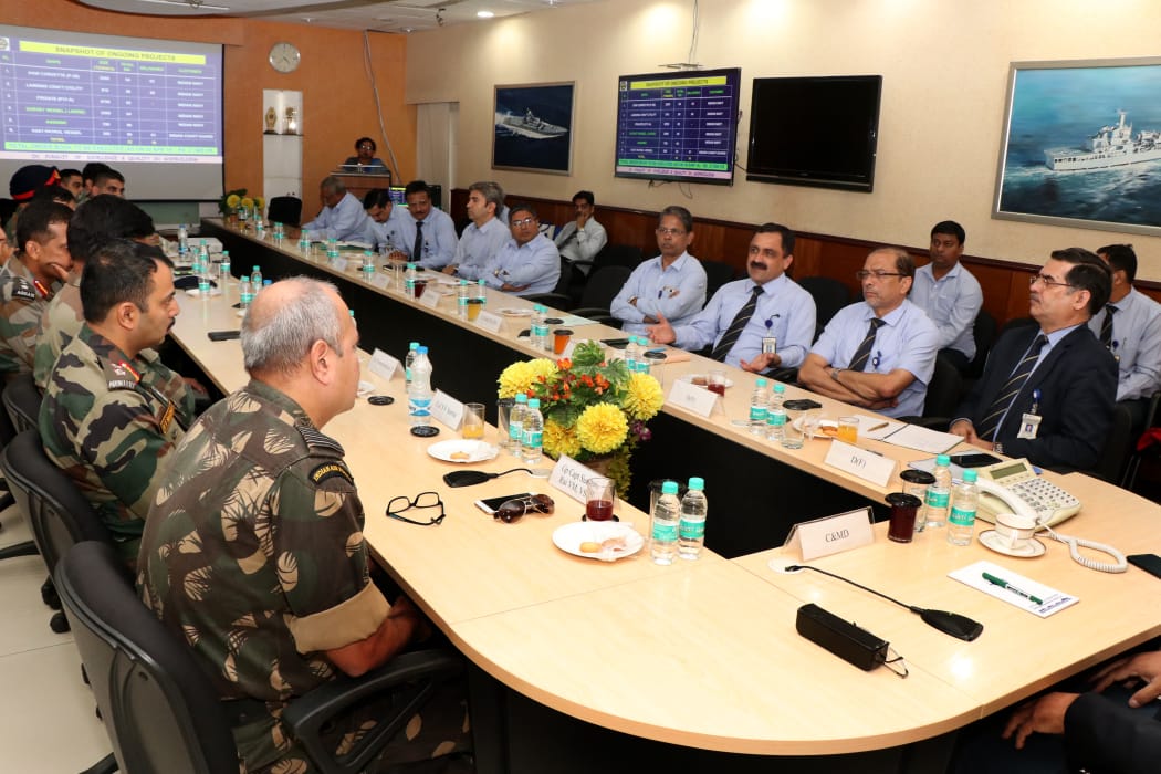 Defence Attache (Designates) visit GRSE on 18 Jun 19