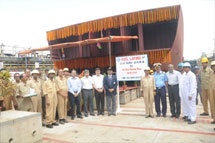 Keel Laying of LCU, Yard 2094
