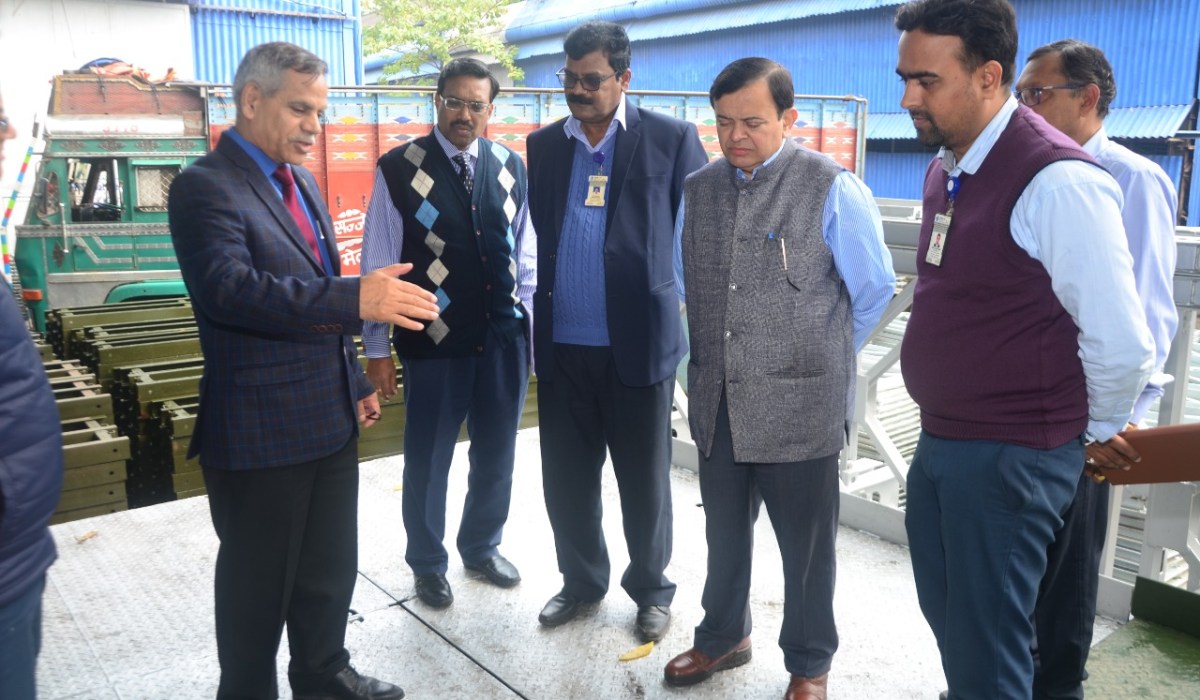 Major General Mohan Ram ADGQA (EE)/ Delhi and Mr. A.K Anand, SQAO/SQAE(EE)/Kolkata visit GRSE on 29 Jan 2020