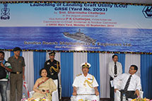 Launching of LCU, Yard 2093