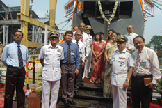 Launching of 2nd ASWC, INS Kadmatt