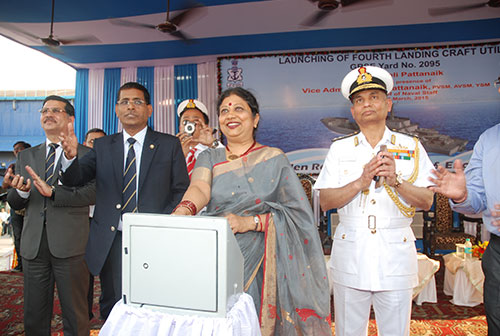Launching of LCU, Yard 2095