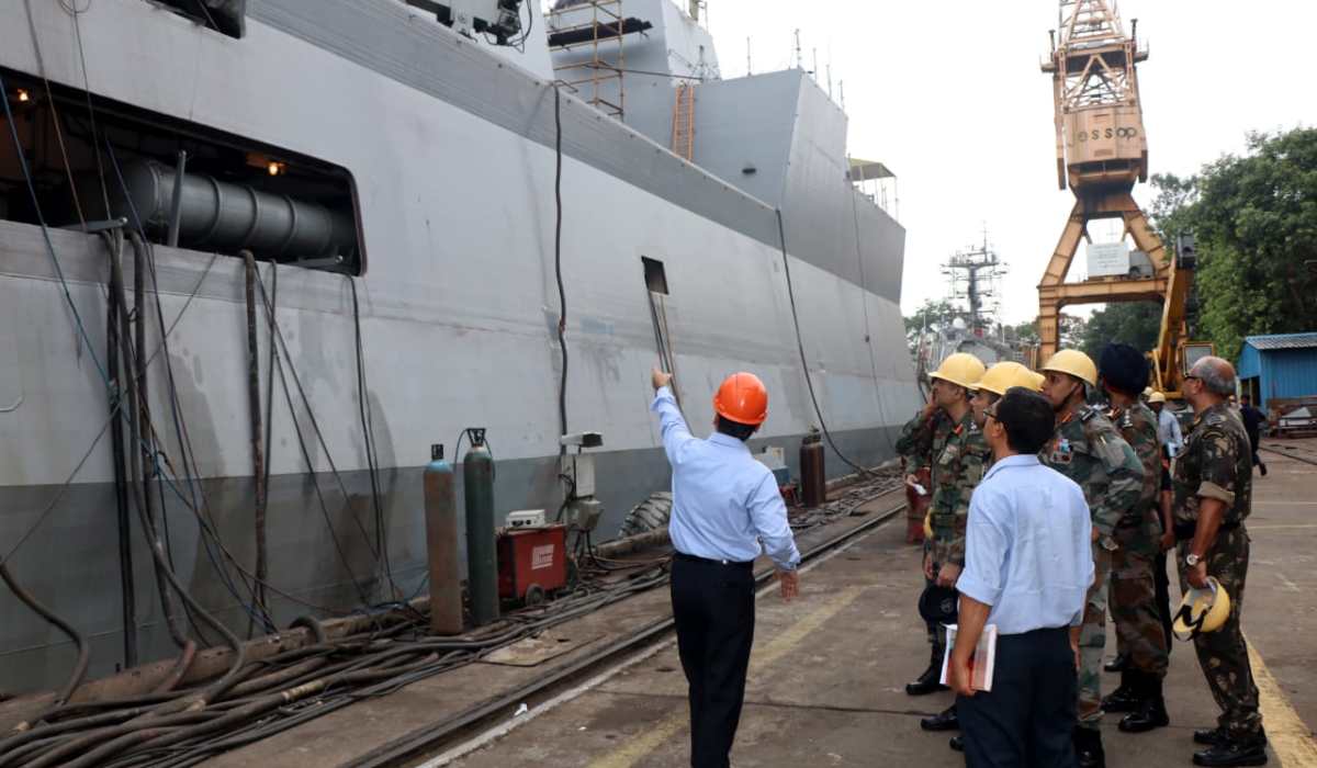 Defence Attache (Designates) visit GRSE on 18 Jun 19