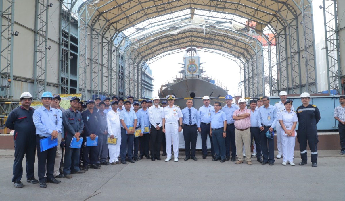 Image 1 - R Adm GK Harish, AVSM, VSM, DGND(SSG) visited GRSE