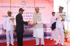 Commissioning of IPV, ICGS Rajtarang