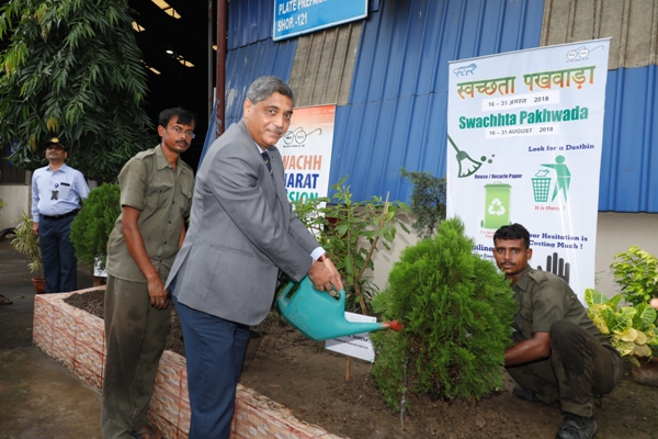 Image 1 - Swachhta Pakhwada Observed with Tree Plantation & Painting Competition in Local School