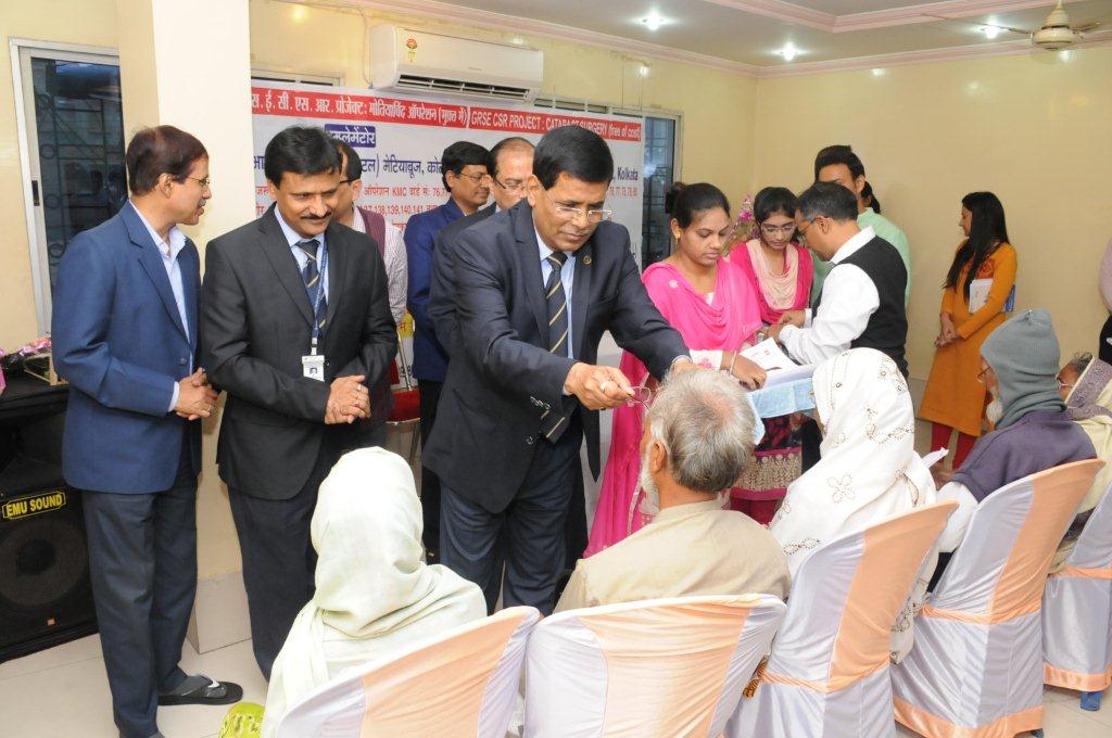 GRSE facilitates cataract surgery for poor and needy people of Metiabruz area as a part of CSR initiative since FY 2011 – 12 - Image 2 Image 2 - GRSE facilitates cataract surgery for poor and needy people of Metiabruz area as a part of CSR initiative since FY 2011 – 12