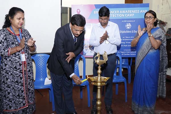 Two day Breast Cancer Awareness & Detection Camp organised by GRSE, as a CSR Initiative, Commenced - Image 7