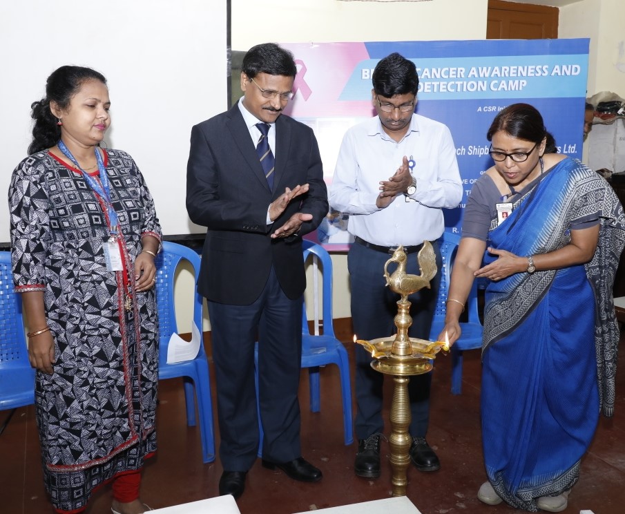 Image 10 - Two Day Breast Cancer Awareness and Detection Camp organised by GRSE, as CSR Initiative, Commenced