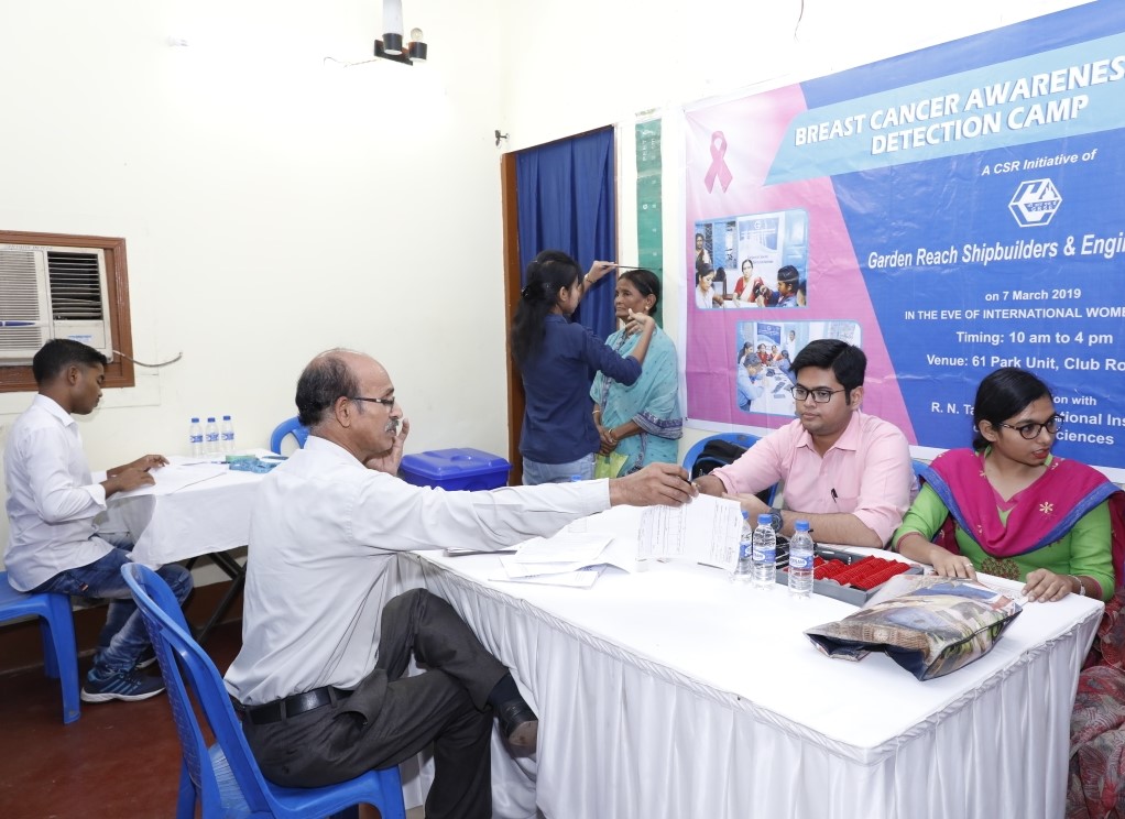 Image 11 - Two Day Breast Cancer Awareness and Detection Camp organised by GRSE, as CSR Initiative, Commenced